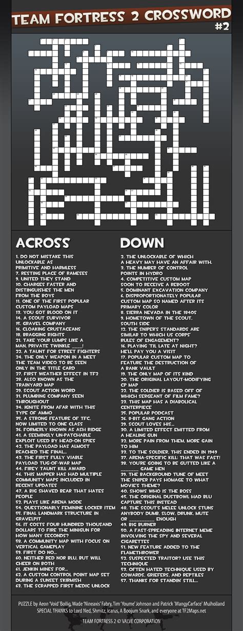 fortress 2 crossword.